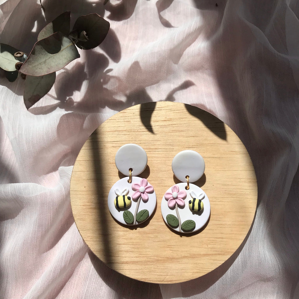 Bees in the Garden Earrings