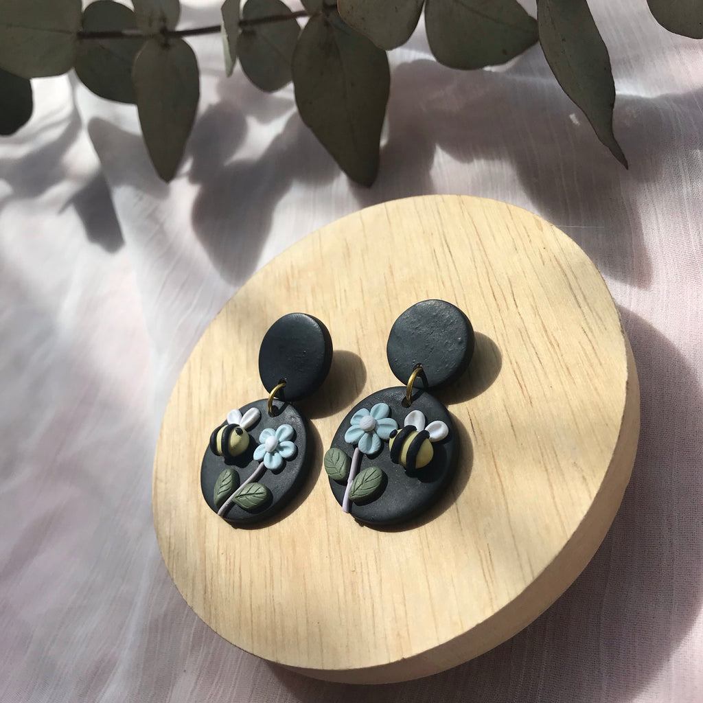 Bees in the Garden Earrings
