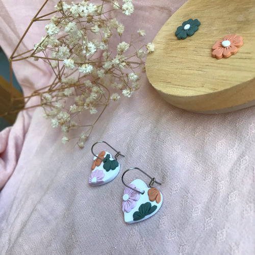 Heart in Blossom Earrings