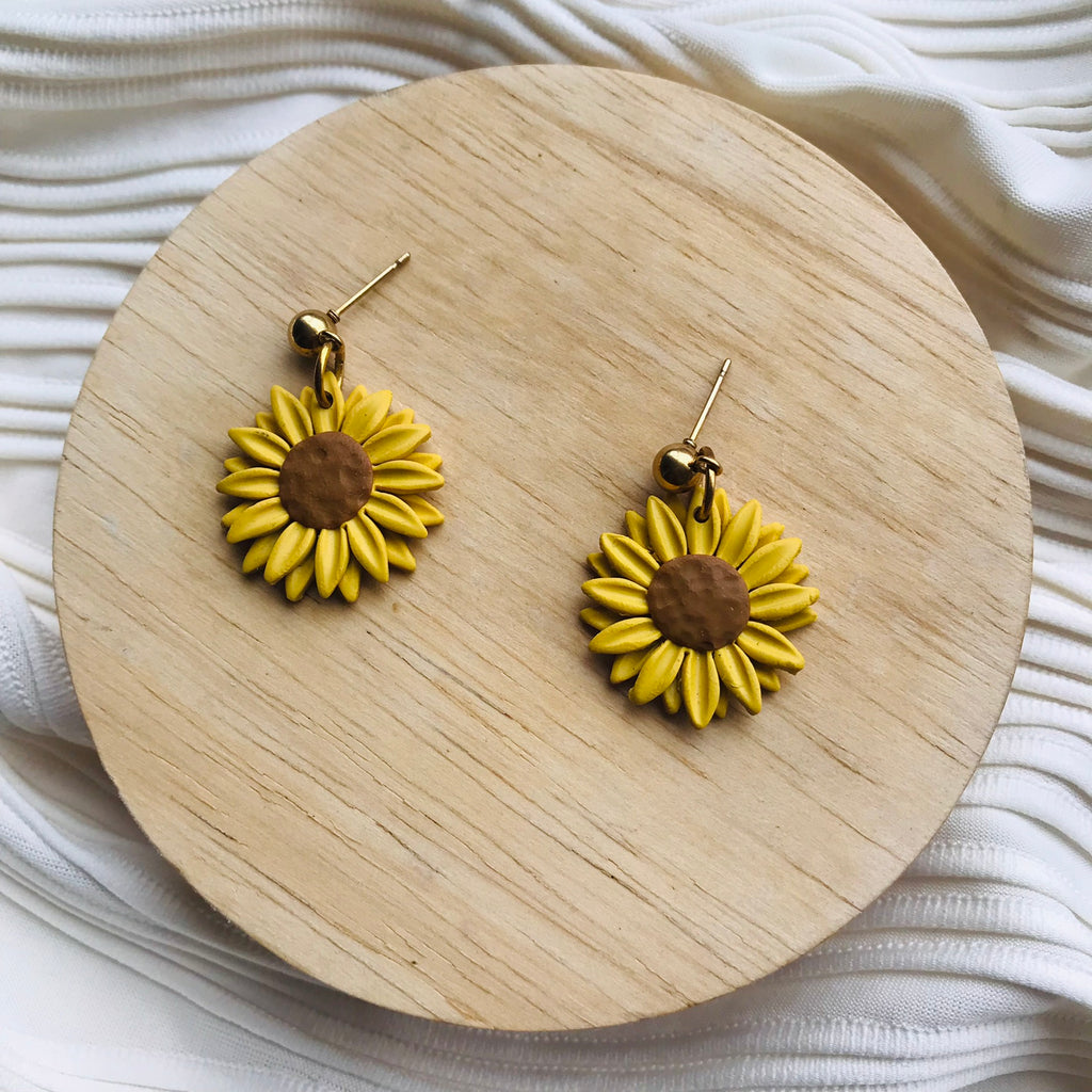 Sunkissed Sunflower Earrings