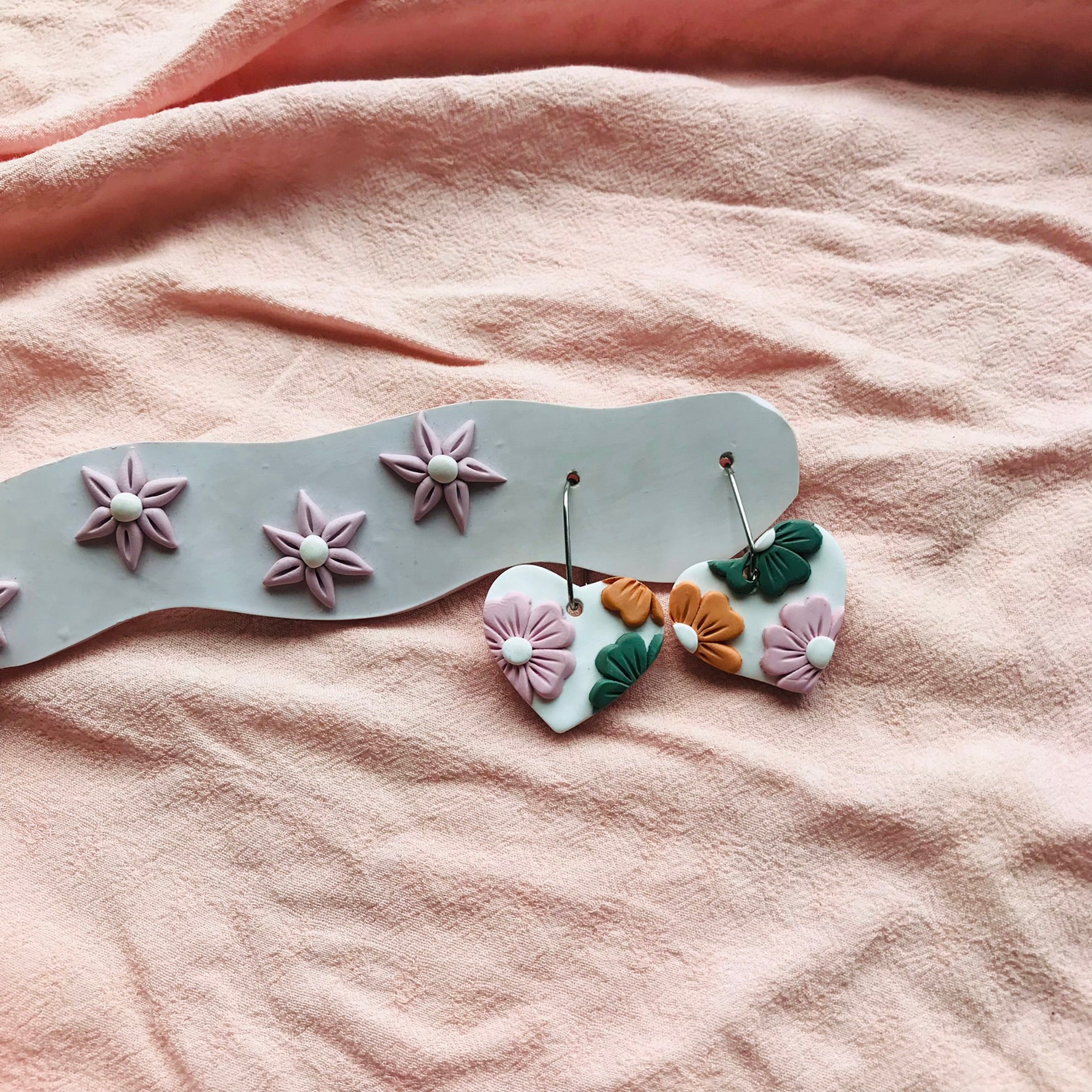 Heart in Blossom Earrings