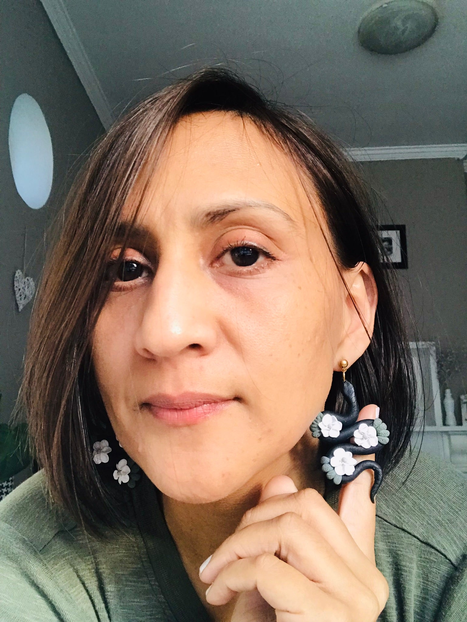 Serpent in Bloom Earrings